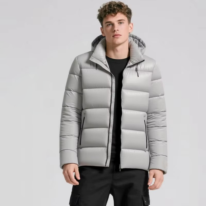 Men's Waterproof Hooded Puffer Jacket