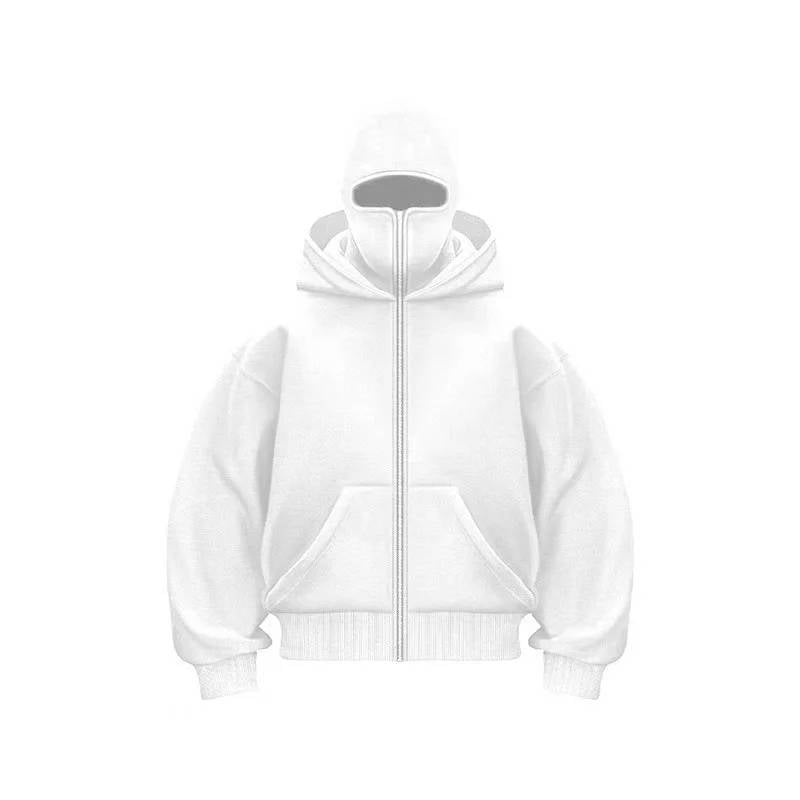 Sudadera con capucha y pasamontañas extragrande para hombre, para todas las estaciones