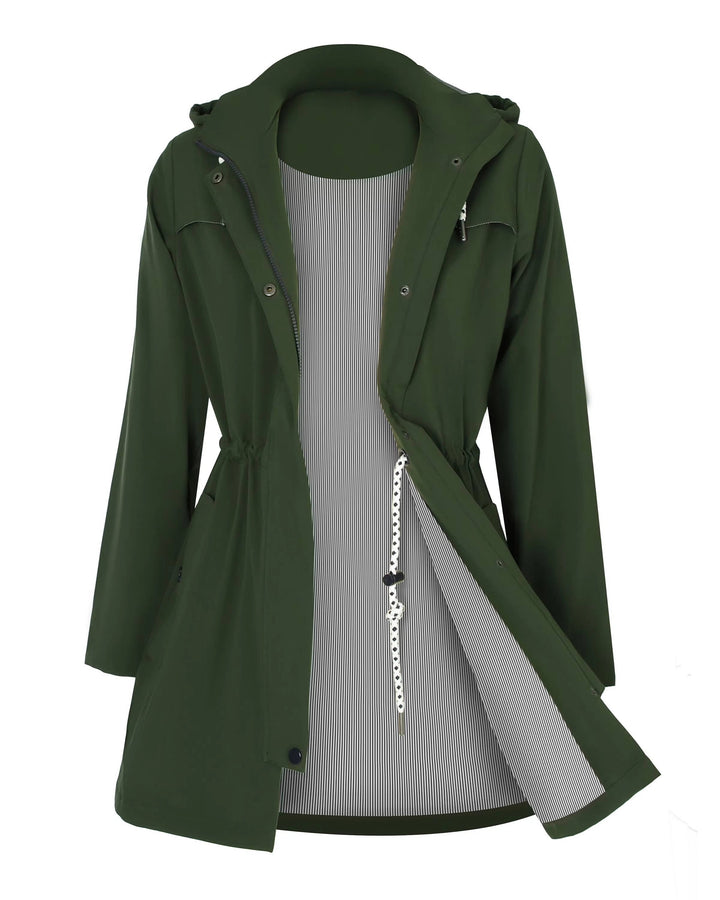Women's Waterproof Hooded Rain Jacket