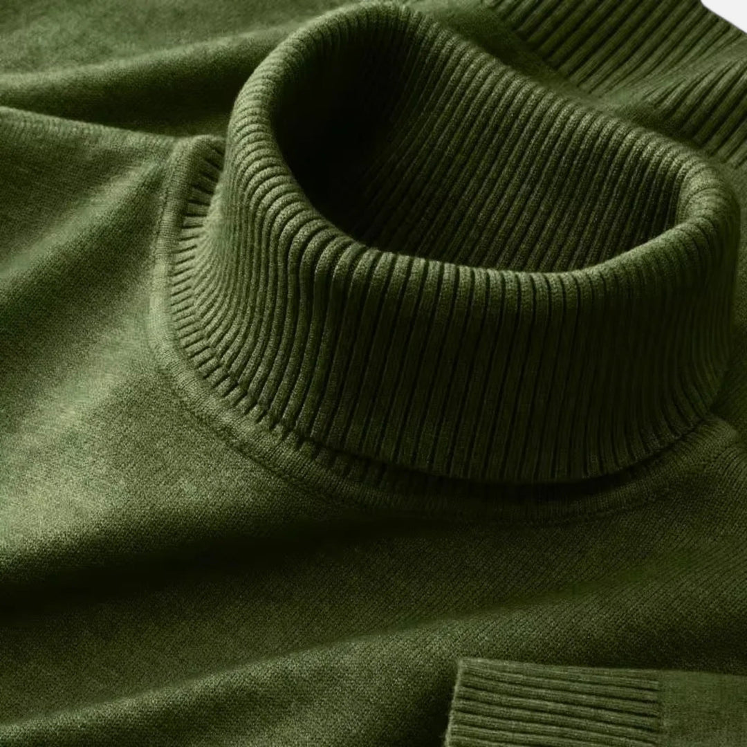 Men's Stylish Knitted Turtleneck Sweater | Casual Wear