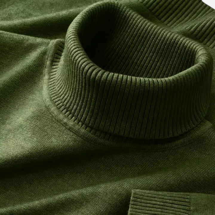 Men's Knitted Turtleneck Sweater | Classic Regular Fit