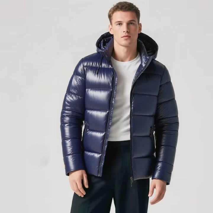 Men's Waterproof Hooded Puffer Jacket