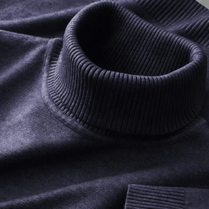 Men's Stylish Knitted Turtleneck Sweater | Casual Wear