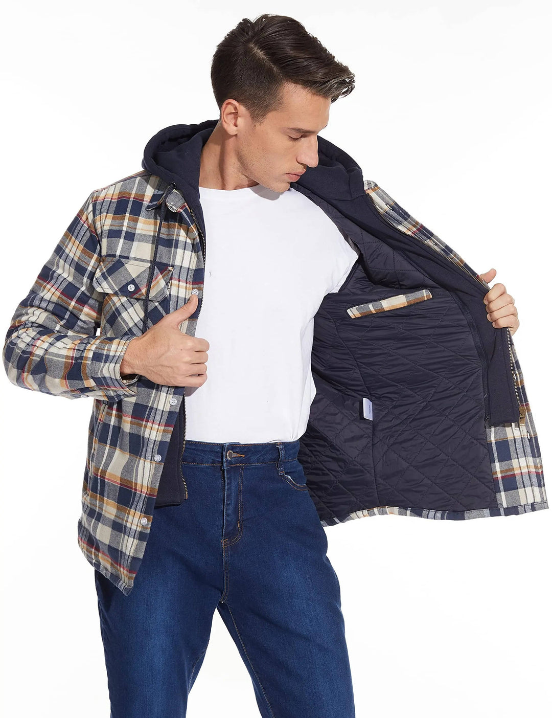 Men's Hooded Bomber Jacket