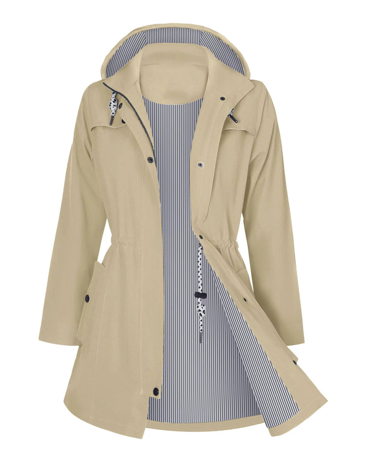 Women's Waterproof Hooded Rain Jacket