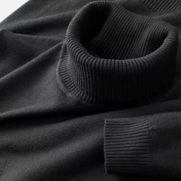 Men's Stylish Knitted Turtleneck Sweater | Casual Wear