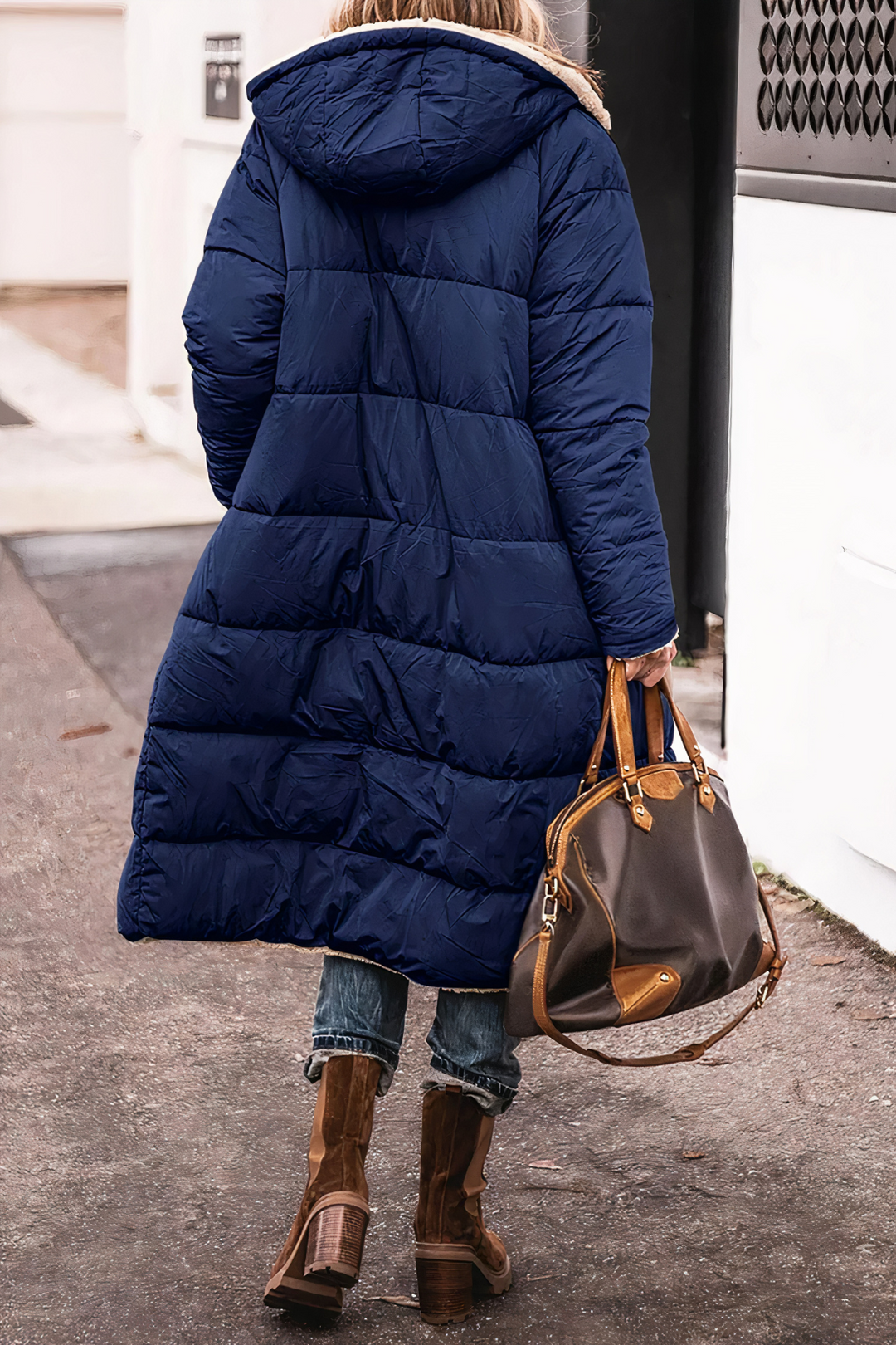 Women's Reversible Windproof Parka - Stylish and Comfortable Outerwear