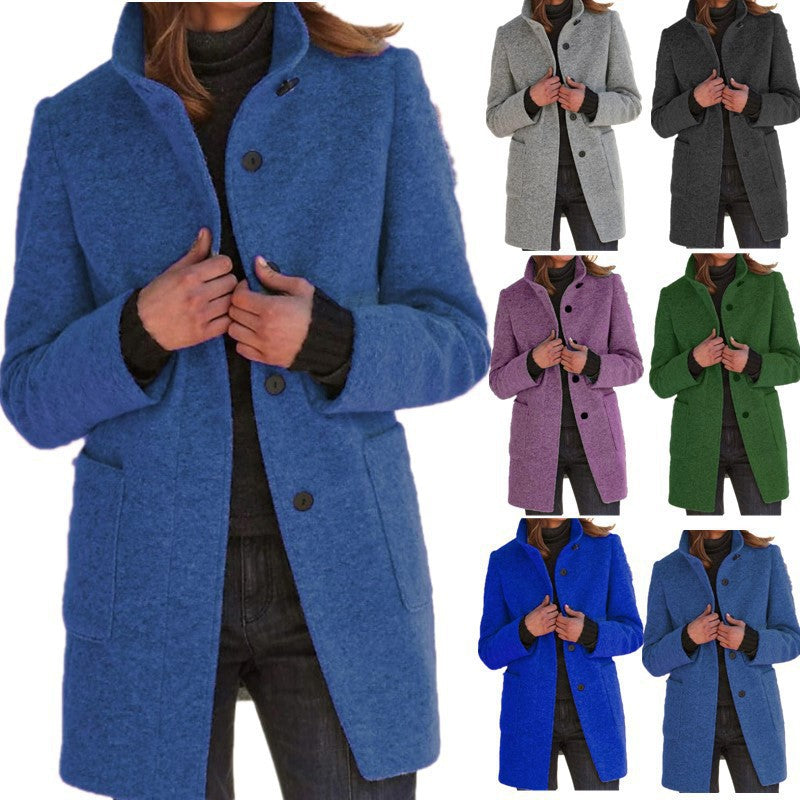 Women's Modern Elegant Long Coat