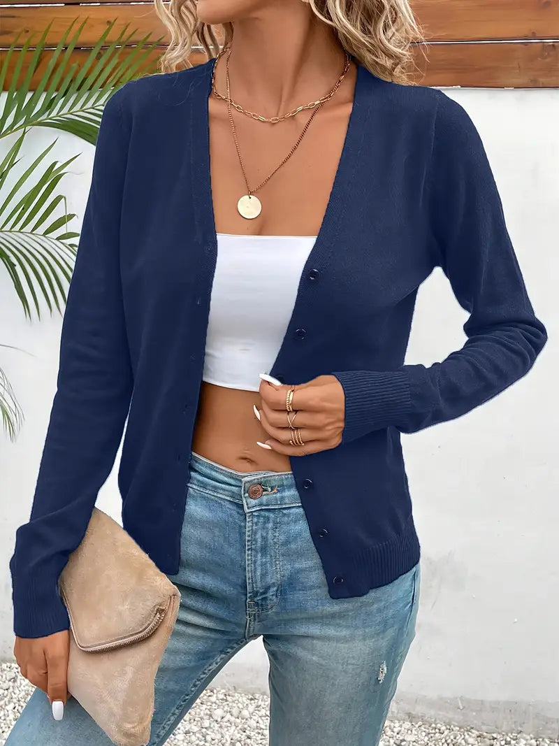 Women's Graceful Minimalist Cardigan