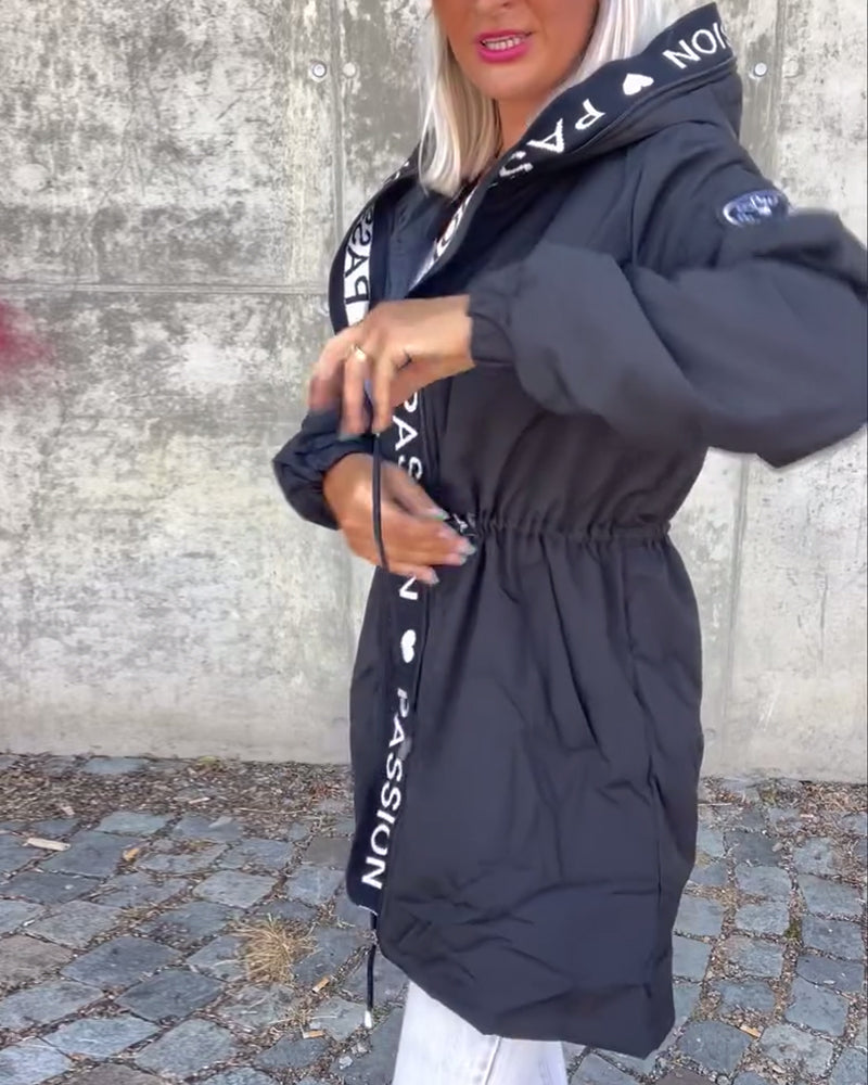 Women's Casual Hooded Coat