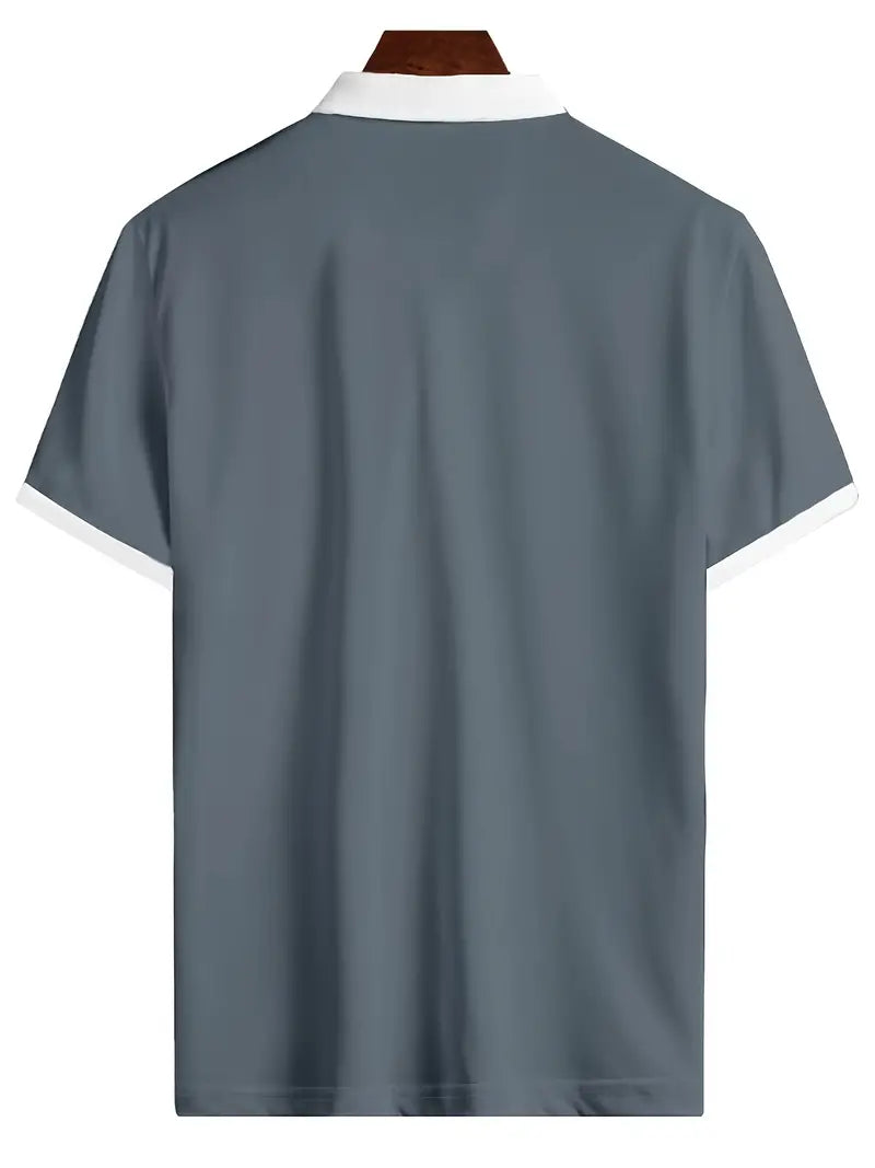 Seth | Men's Breathable V-Neck Golf Shirt