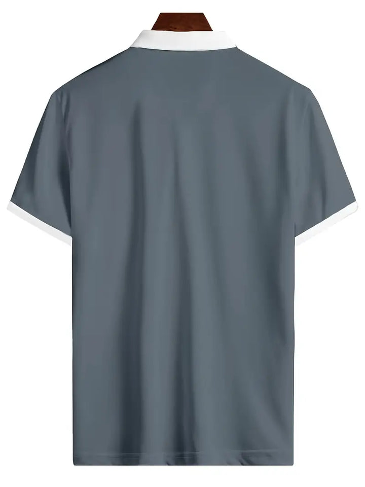 Seth | Men's Breathable V-Neck Golf Shirt