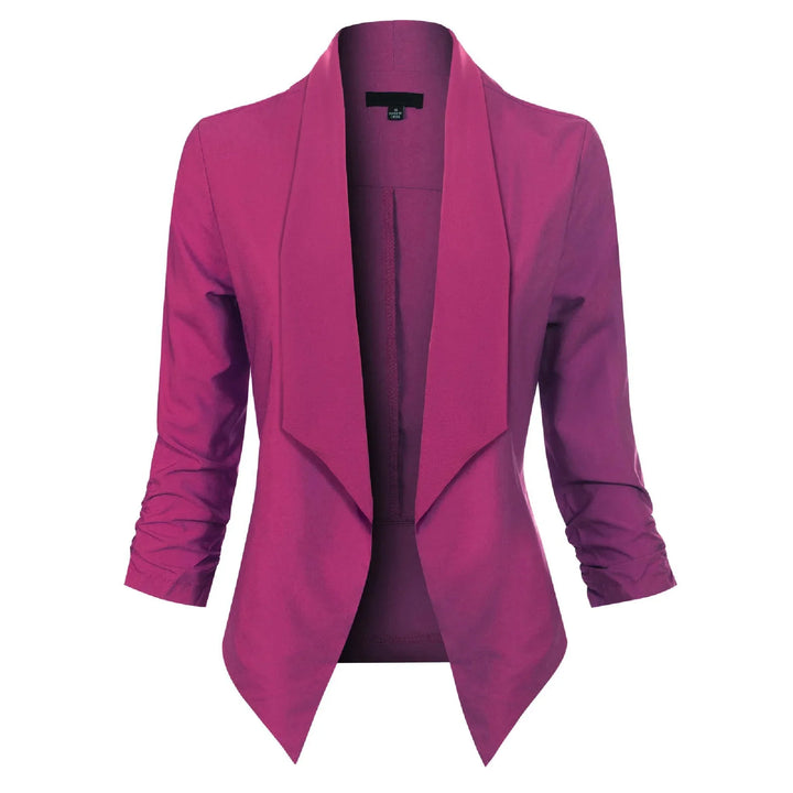 Women's Long Sleeve Open-Front Blazer