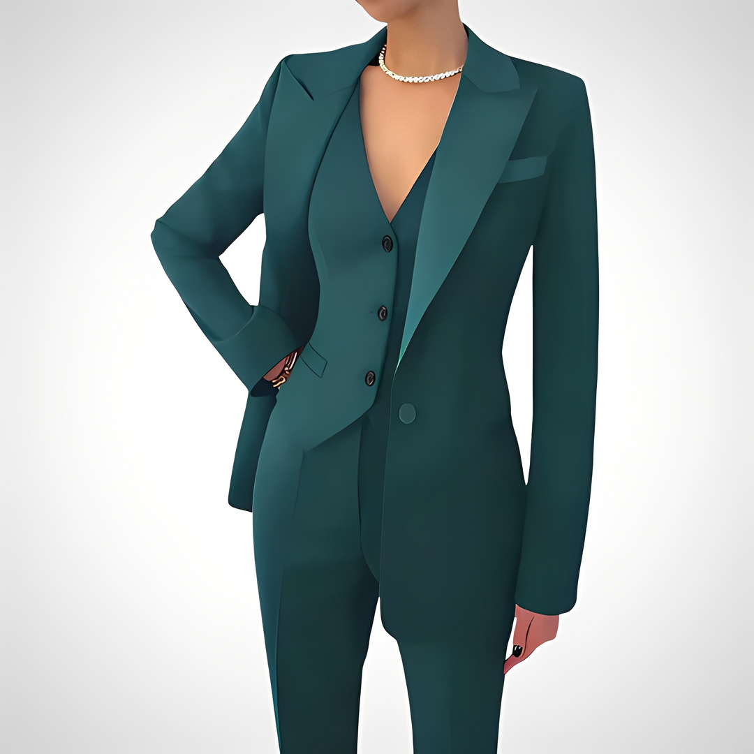 Devina | Women's Three-Piece Fitted Set