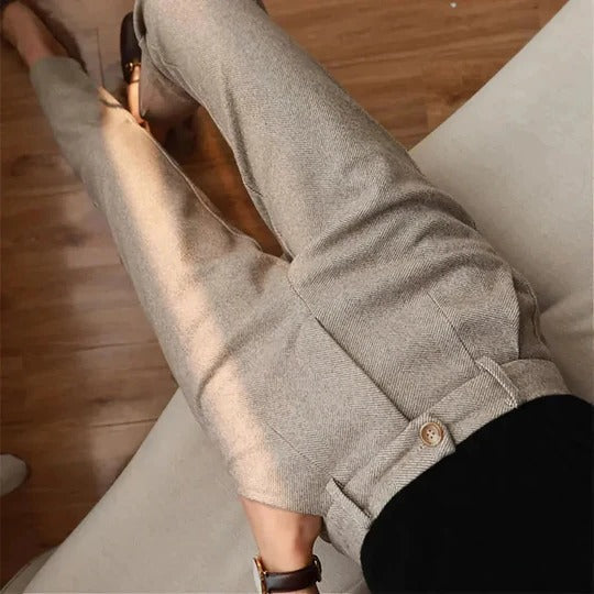 Women's Elegant Fitted Dress Pants
