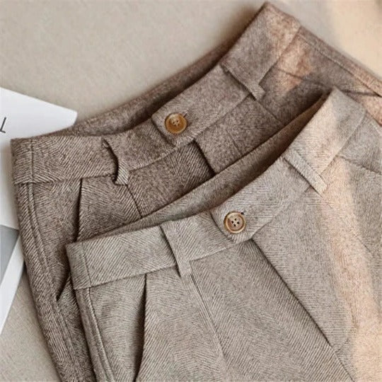 Women's Elegant Fitted Dress Pants