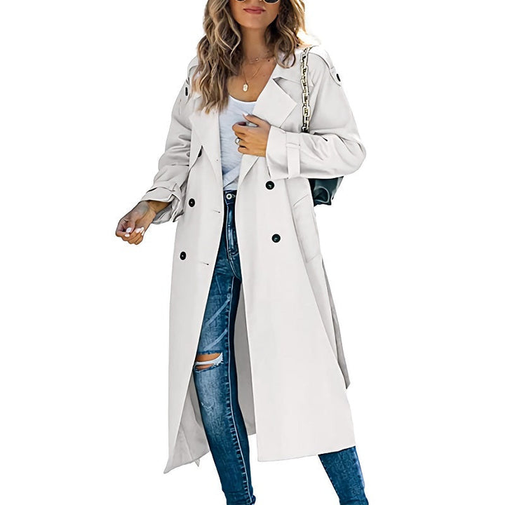 Women's Classic Long Trench Coat