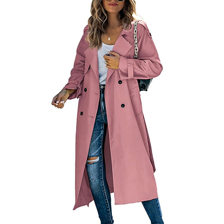 Women's Classic Long Trench Coat