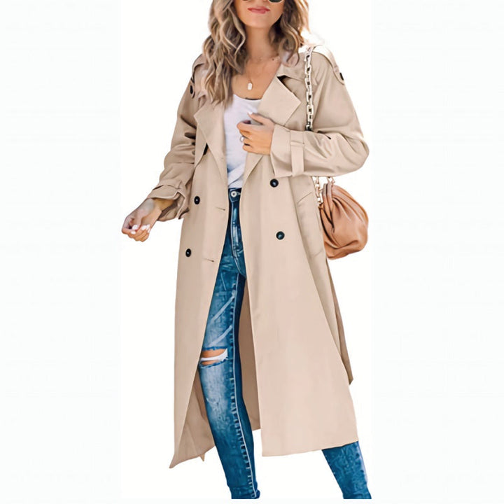 Women's Classic Long Trench Coat