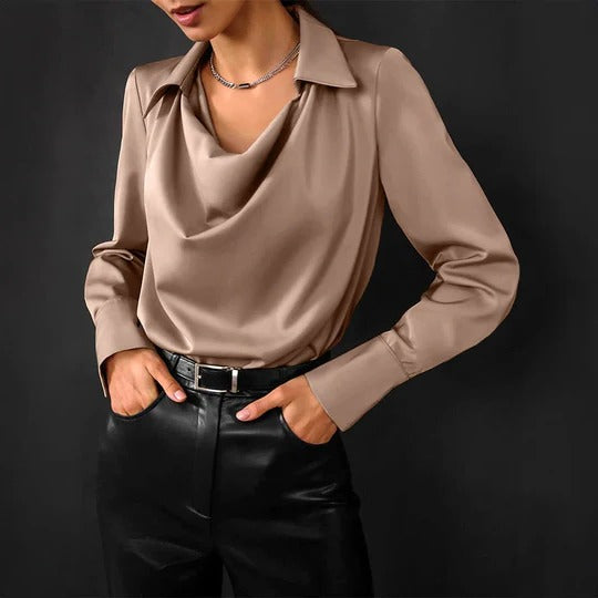 Women's Elegant Silk Blouse