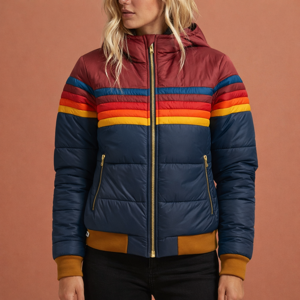 Women's Elegant Quilted Jacket: Stylish and Cozy for Cooler Days