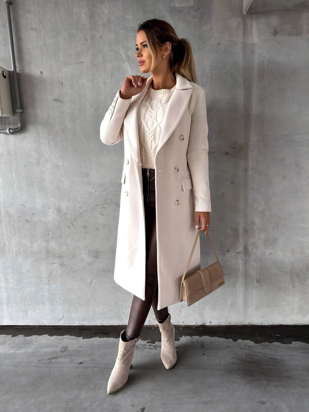 Women's Elegant Winter Coat | Timeless Style and Comfort