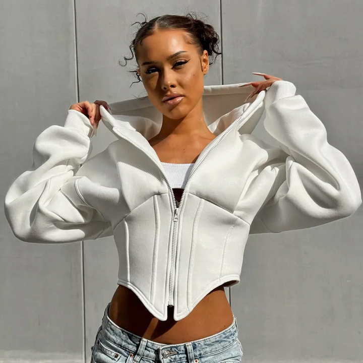 Women's Stylish & Comfortable Corset Hoodie for Any Occasion