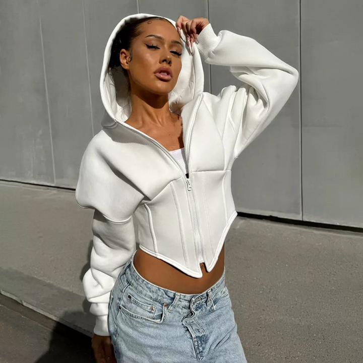 Women's Stylish & Comfortable Corset Hoodie for Any Occasion