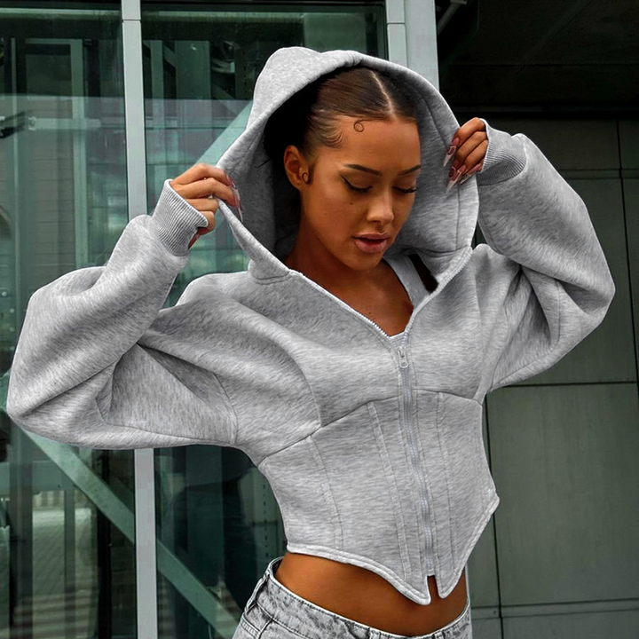 Women's Stylish & Comfortable Corset Hoodie for Any Occasion