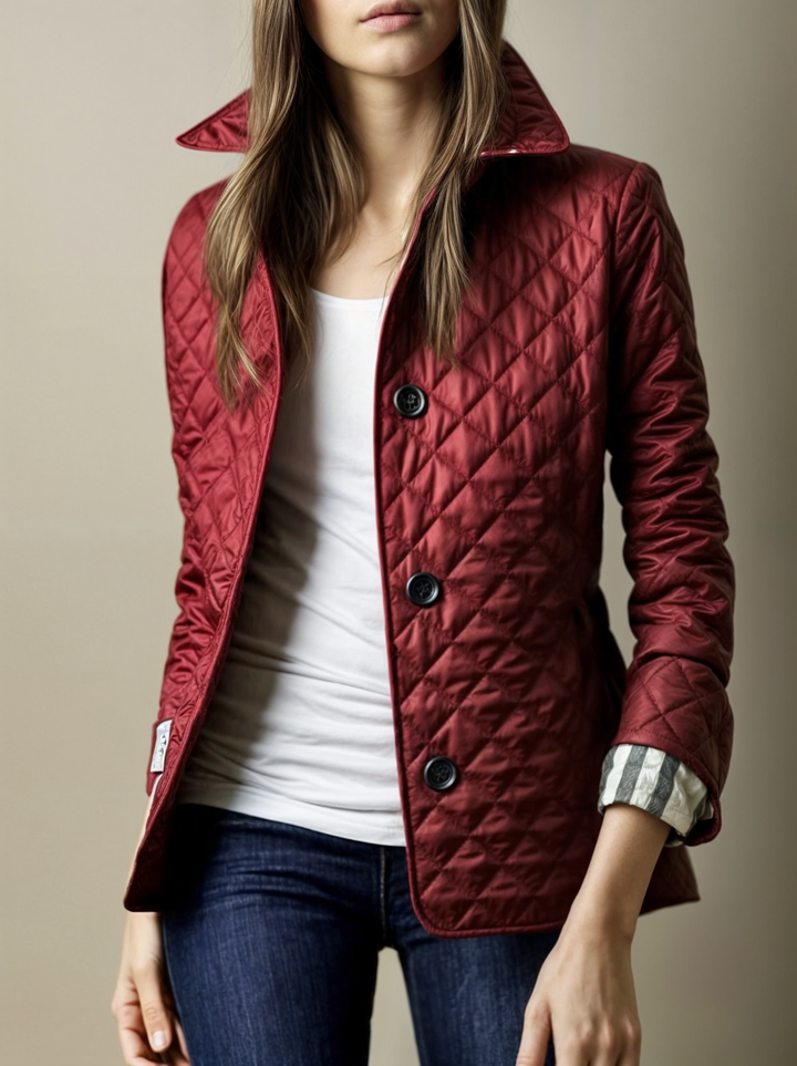 Women's Stylish Quilted Jacket - Warm and Versatile Outerwear