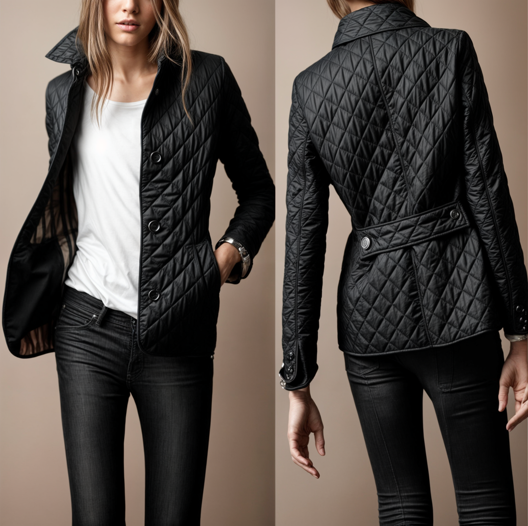Women's Stylish Quilted Jacket - Warm and Versatile Outerwear