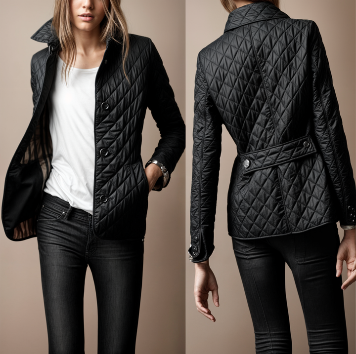 Women's Stylish Quilted Jacket - Warm and Versatile Outerwear