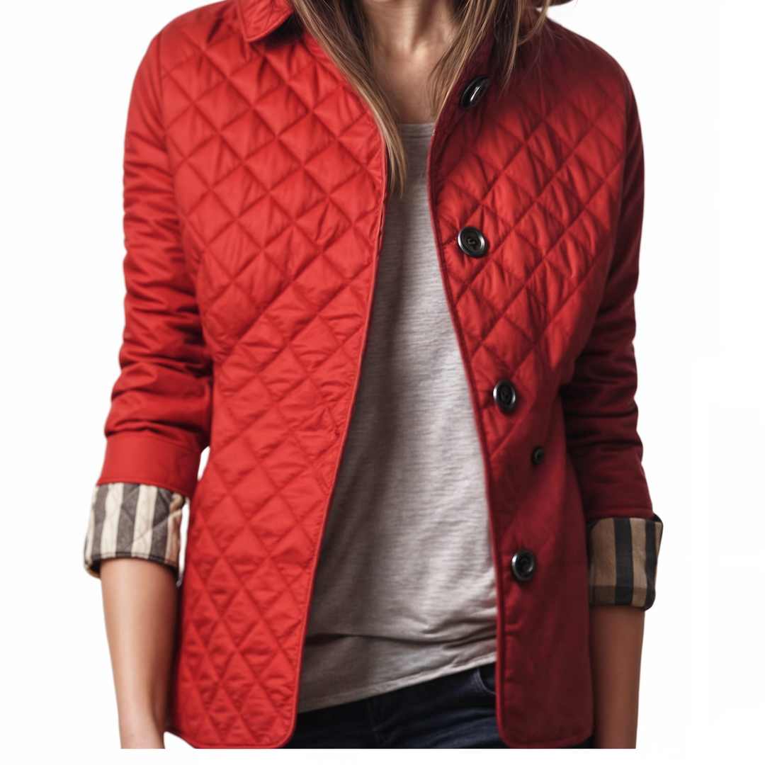 Women's Stylish Quilted Jacket - Warm and Versatile Outerwear