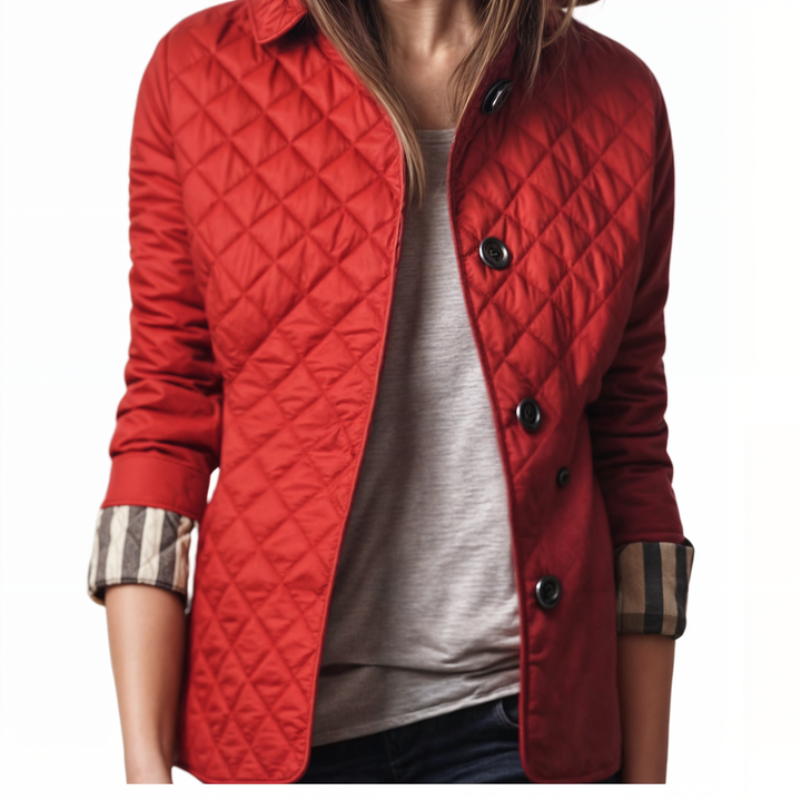 Women's Stylish Quilted Jacket - Warm and Versatile Outerwear