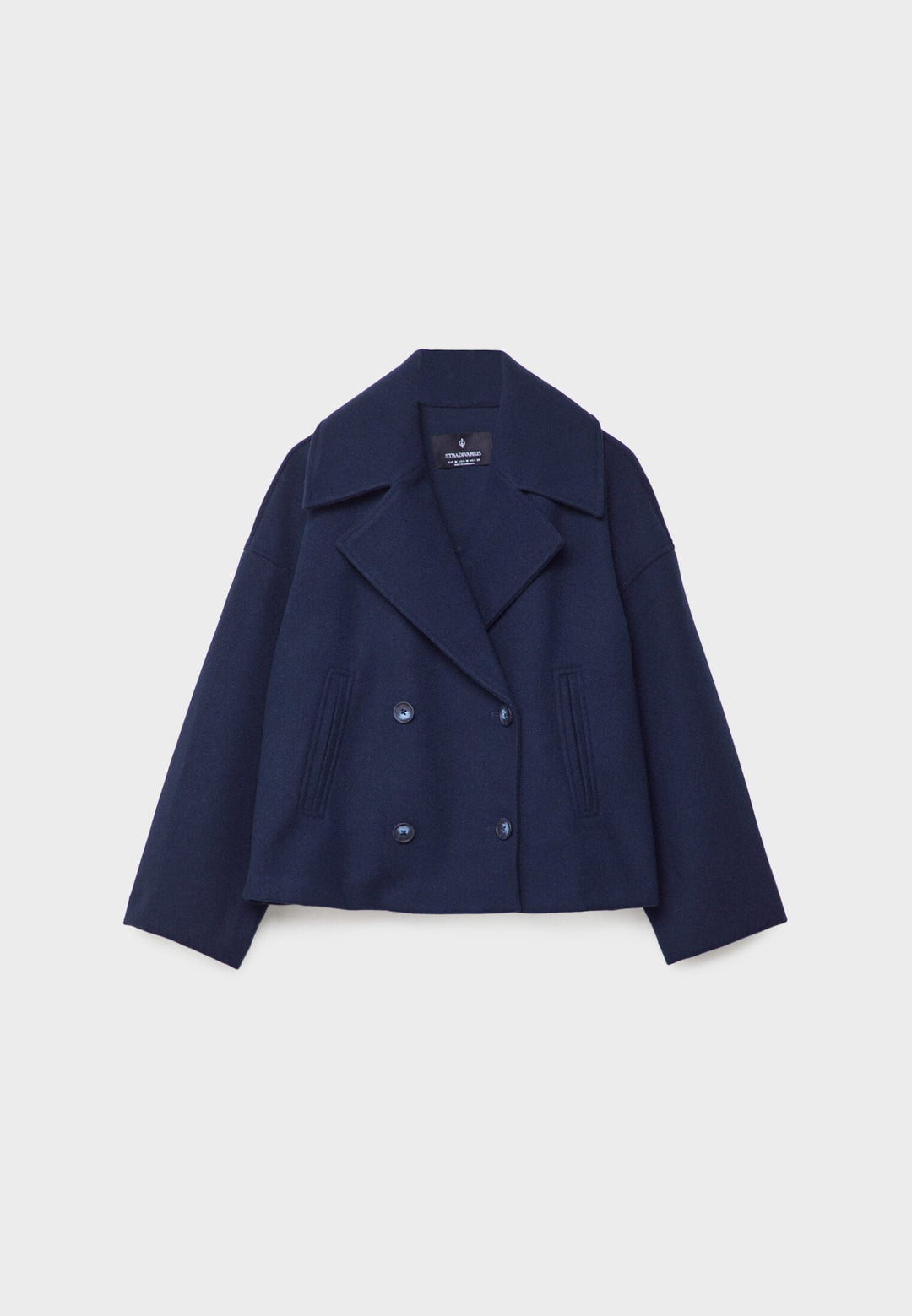 Women's Elegant Double-Breasted Short Jacket - Timeless Style