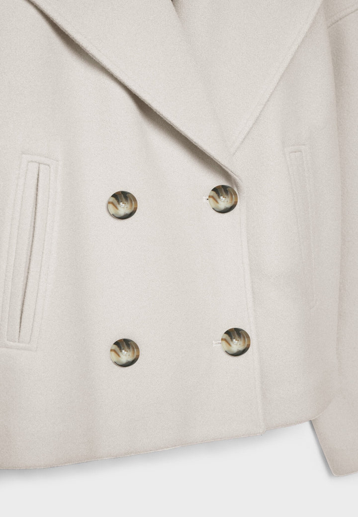 Women's Elegant Double-Breasted Short Jacket - Timeless Style
