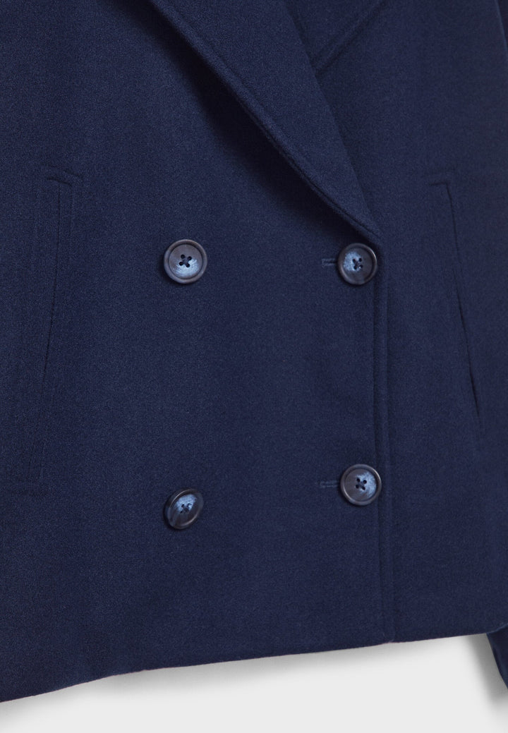 Women's Elegant Double-Breasted Short Jacket - Timeless Style