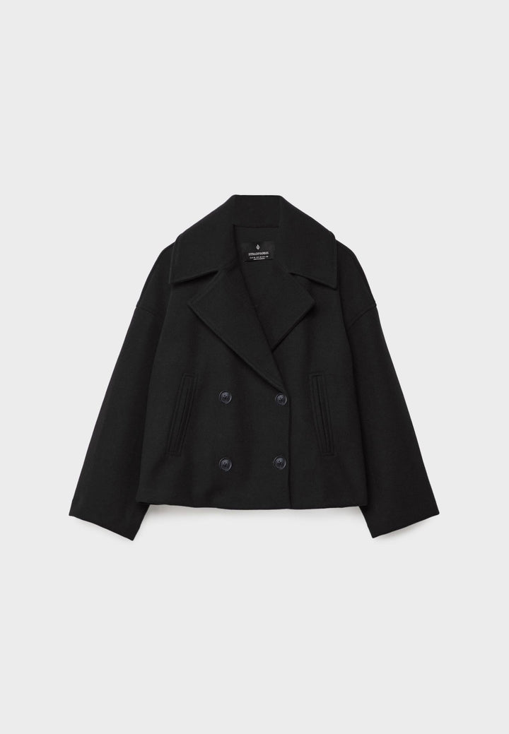 Women's Elegant Double-Breasted Short Jacket - Timeless Style