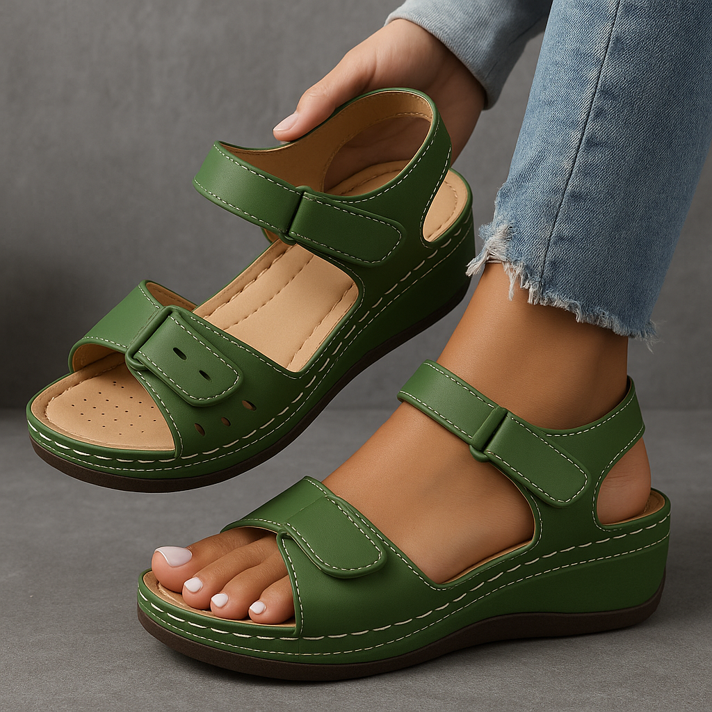 Ella | Women's Orthopedic Wedge Sandals