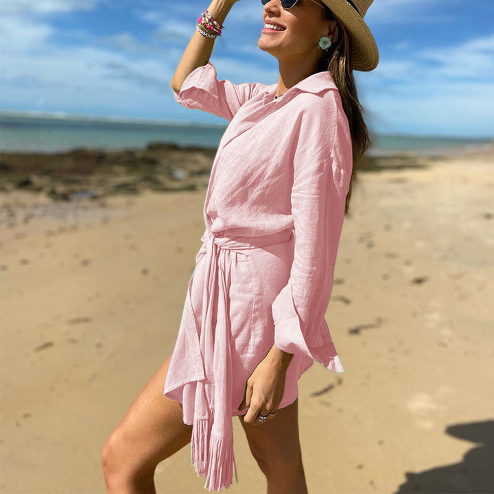 Ellen | Women's Tie Waist Mini Dress