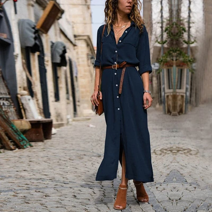 Erin | Women's Stylish Button-Down Midi Dress