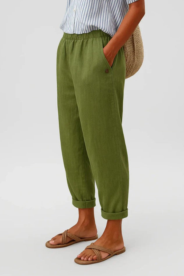 Evelyn | Women's Casual Relaxed Fit Ankle Pants