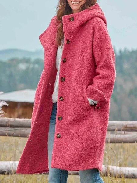 Women's Long Sleeve Casual Fleece Plush Jacket