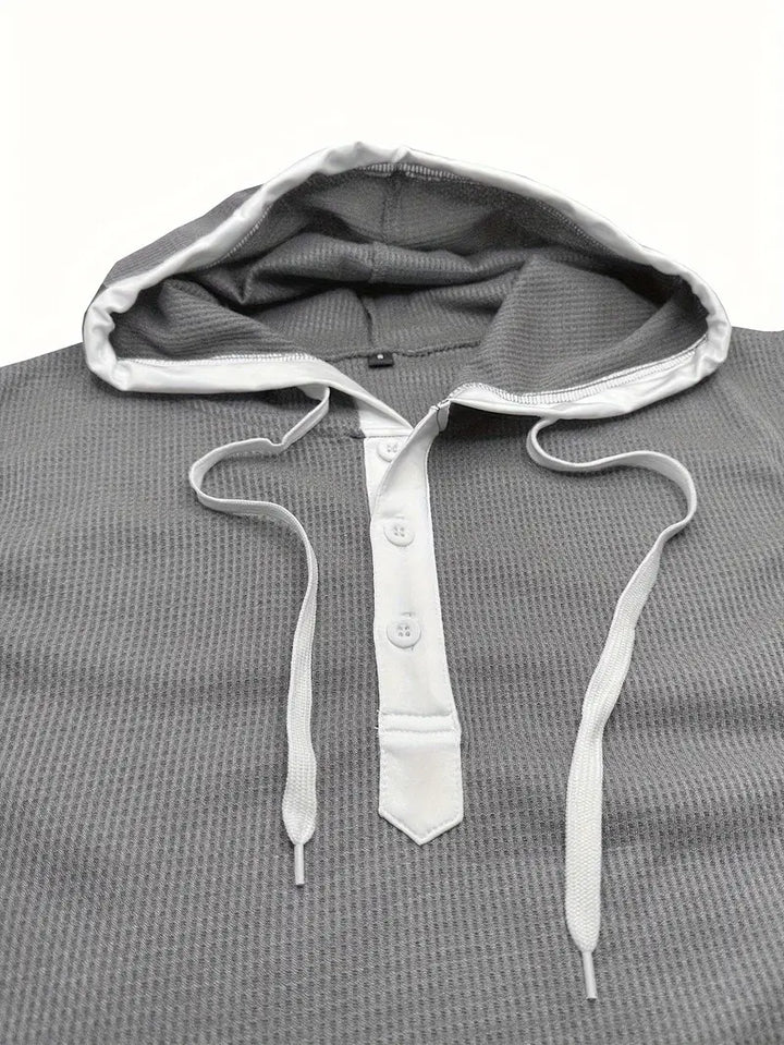 James | Men's Sleeveless Hooded Muscle Shirt