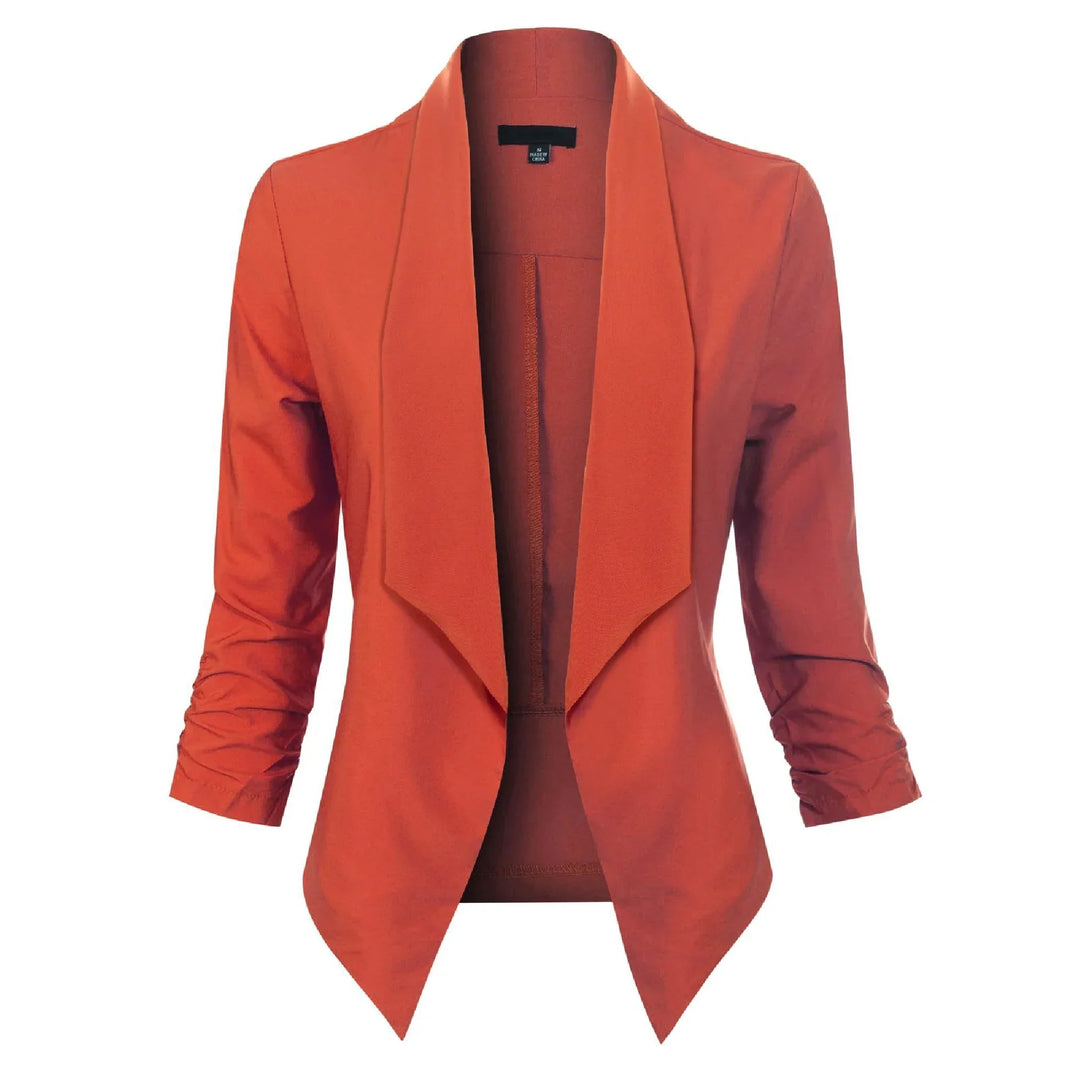 Women's Long Sleeve Open-Front Blazer