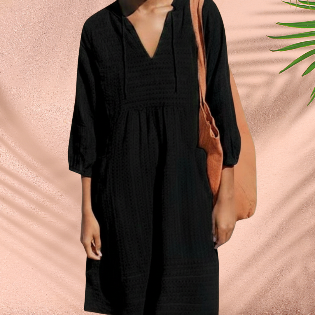 Faith | Women's V-Neck Midi Dress Alternative