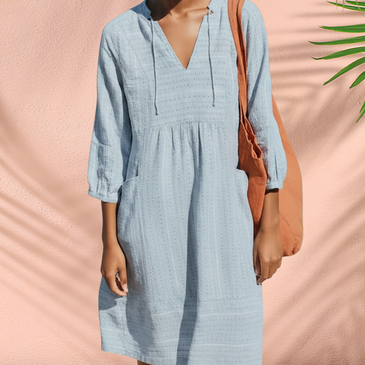 Faith | Women's V-Neck Midi Dress Alternative