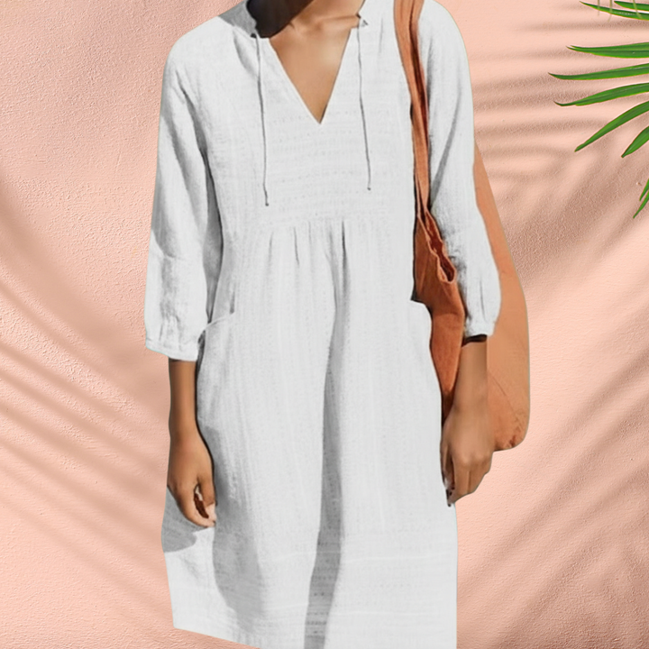 Faith | Women's V-Neck Midi Dress Alternative