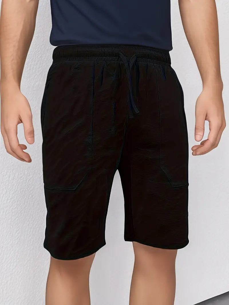John | Men's Casual Linen Shorts