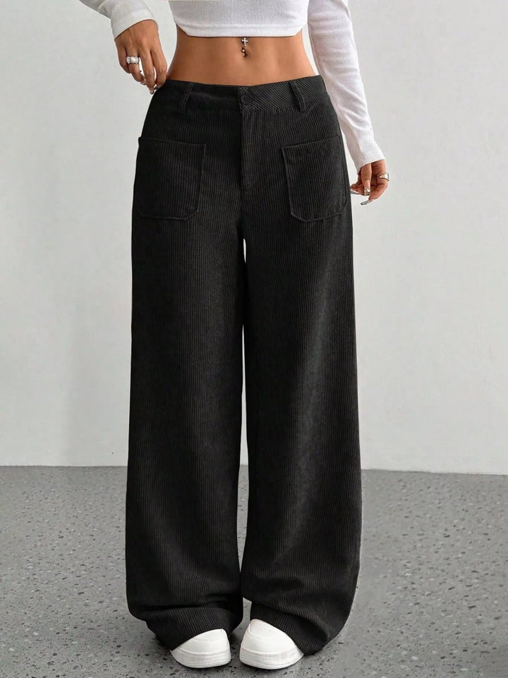 Fern | Women's High-Waisted Wide-Leg Trousers
